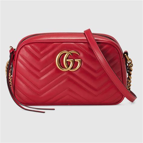 gucci marmont mini rossa|Gucci Marmont mini shoulder bag.